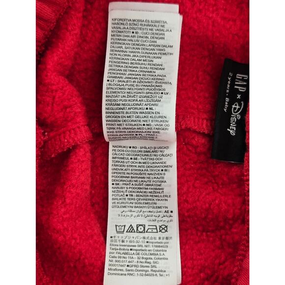 GAP x DISNEY 2024 KIDS MICKEY MODERN RED SWEAT PANT SIZE TODDLER 2 YEARS - Picture 9 of 11